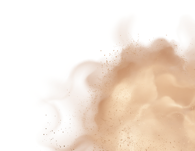 Close-up of beige powder on a white background